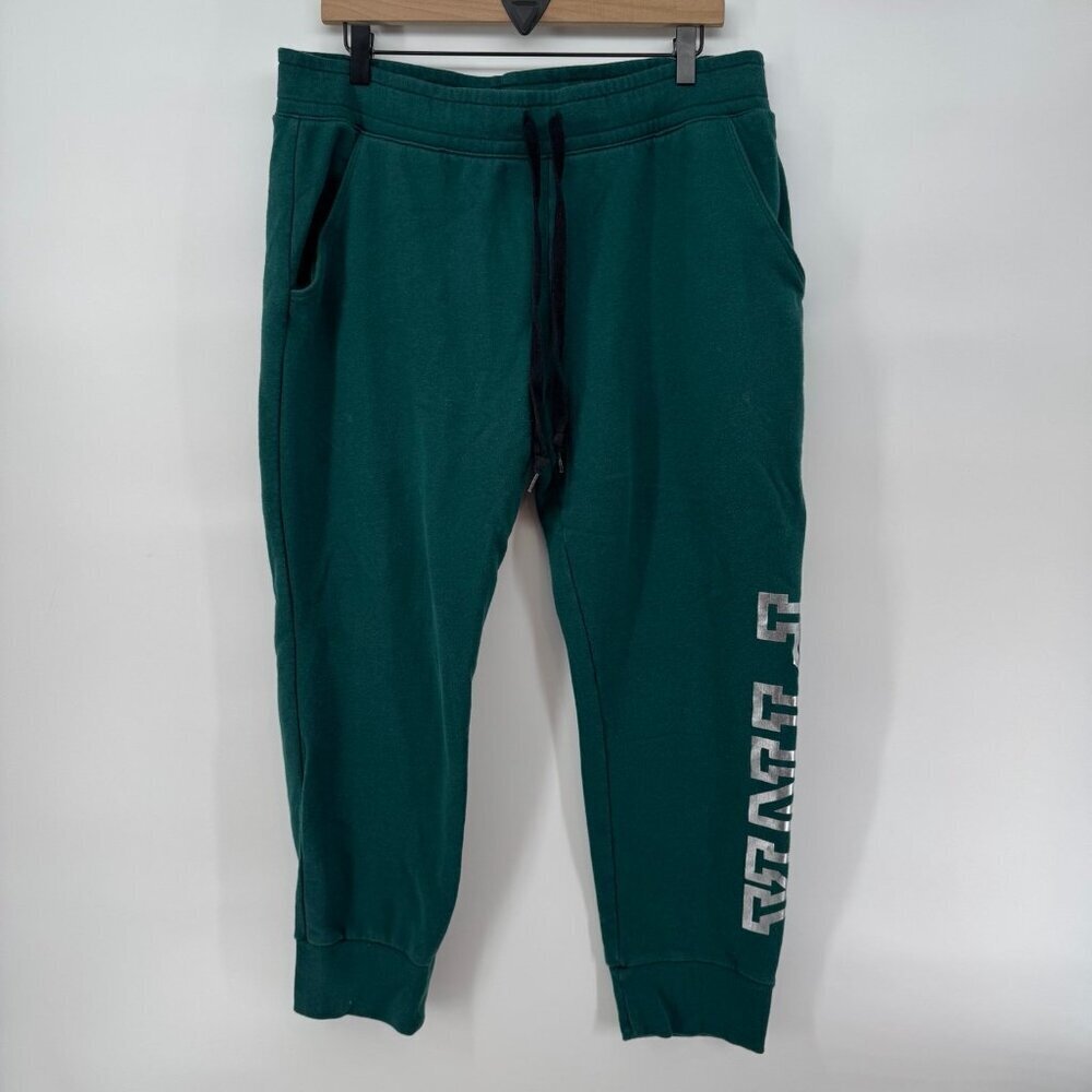VS Pink campus pant dark green size XL